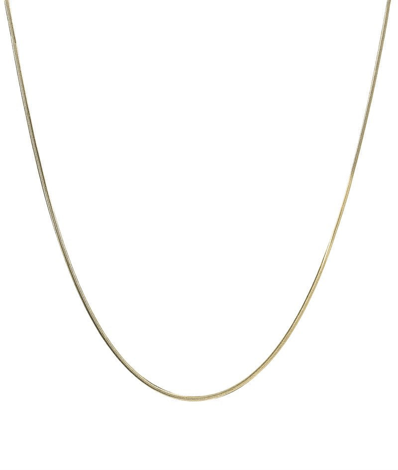 Fiona 2mm Halsband Guld