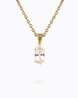 Halsband Petite Navette Gold Crystal