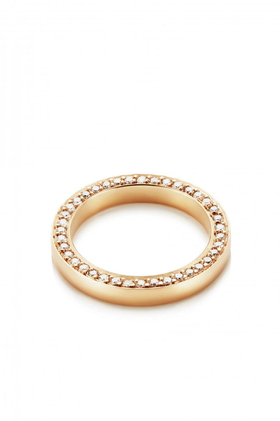 Ring Half Round & Stars On Side - Dahlströms Guld