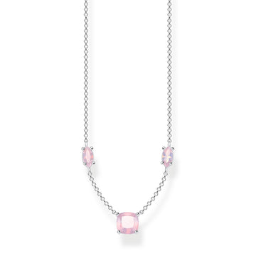 Halsband Opal Färgeffekt Rosa Skimrande Ke1952 699 7 - Dahlströms Guld