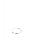 Ring Micro Blink Pink Sapphire Silver - Dahlströms Guld