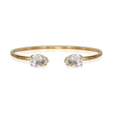 Armband Petite Drop Gold Crystal - Dahlströms Guld