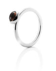 Ring Love Bead Smokey Quartz - Dahlströms Guld