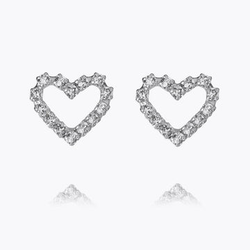 Örhängen Sweetheart Rhodium Crystal - Dahlströms Guld
