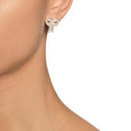 Örhängen Mini Pearls Bow Ear - Dahlströms Guld