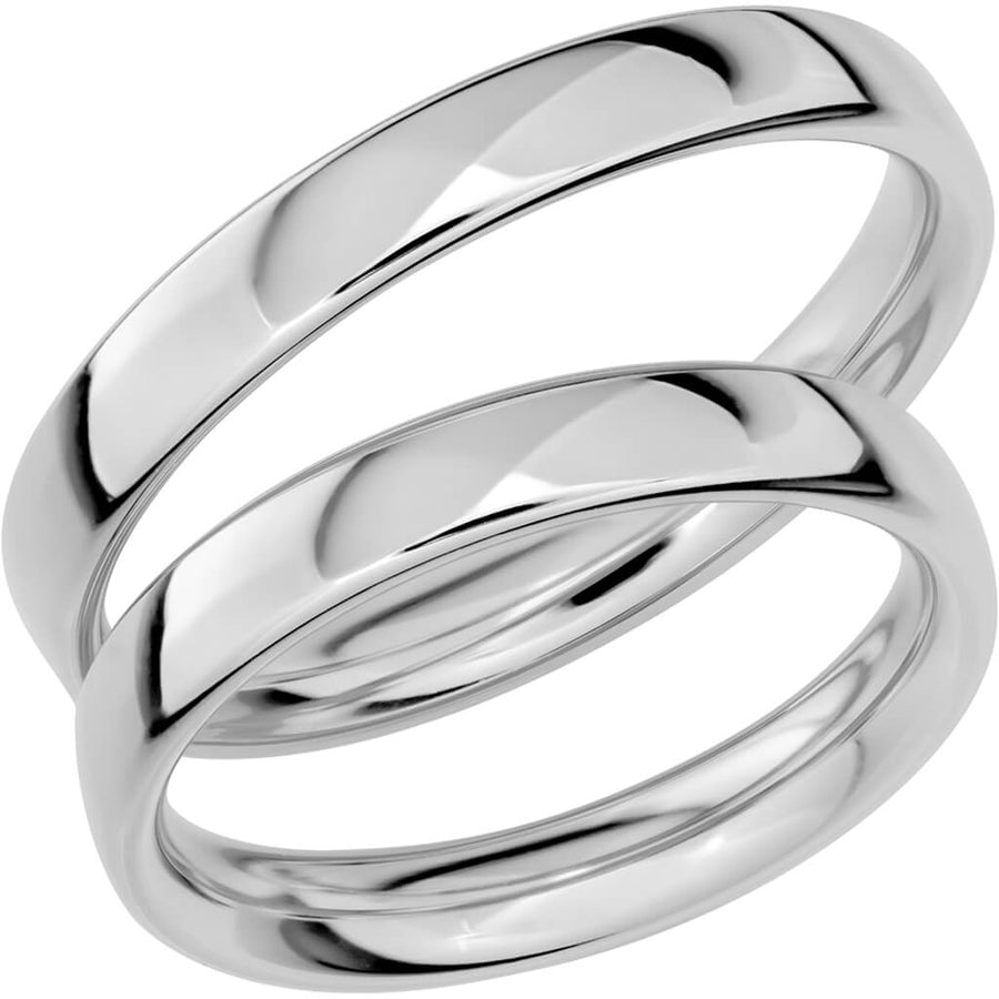 SR1018 - Slät ring i platina - Dahlströms Guld